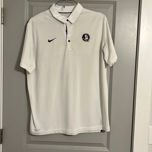 MENS NIKE DRIFIT FSU POLO